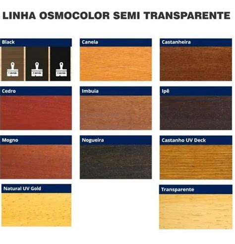 Osmocolor Montana Stain Lt Escolha A Cor Parcelamento Sem Juros