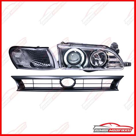 Jual HEAD LAMP TOYOTA GREAT COROLLA 1992 1996 CHROME EAGLEEYES