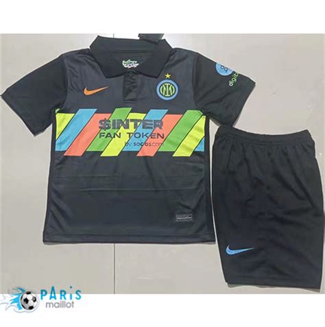 Complet Maillot Foot Inter Milan Enfant Exterieur Maillotparis