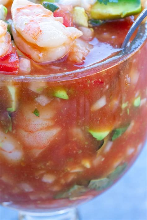 Mexican Shrimp Cocktail Recipe Campechana Urban Cowgirl