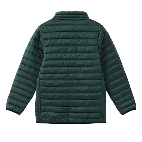 Firetrap Slim Fit Quilted Jacket Green