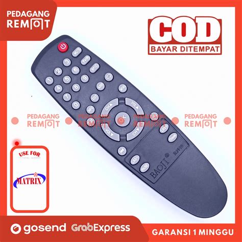 Jual Remot Remote Receiver TV Parabola Matrix Burger Shopee Indonesia