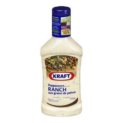 Kraft Peppercorn Ranch Dressing 475ml16oz Imported From Canada