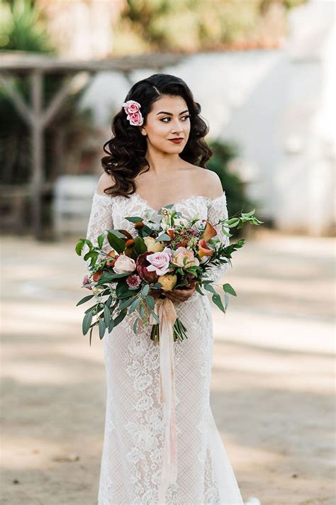 Southern California Spanish Wedding Style With Boho Flair Mexican