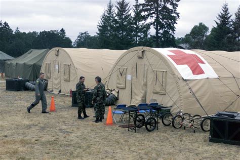 Us Air Force Reserve Usafr Medical Personnel Await The Arrival Of