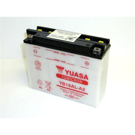 Batterie Moto YUASA YB16AL A2 12V 16AH