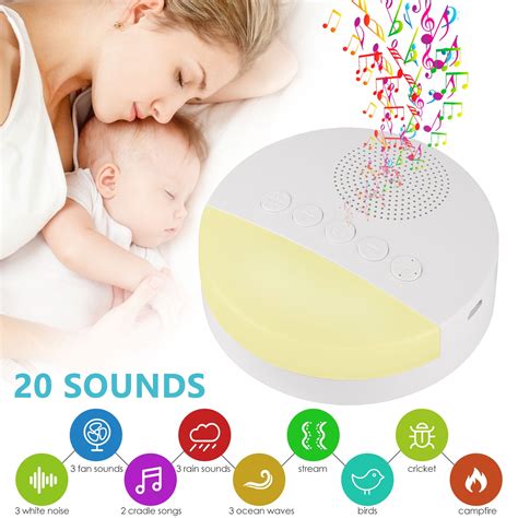 White Noise Machine For Sleeping Eeekit Soothing Sounds Machine