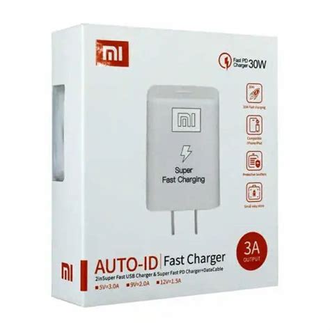 Cargador de Carga Rápida XIAOMI tipo C 3A 30W Auto Id Lucho Cell