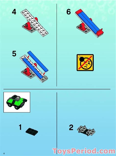 LEGO 4981 Chum Bucket Instructions and Parts List