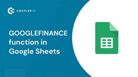 Función GoogleFinance Tutorial Avanzado 2024 Coupler io Blog