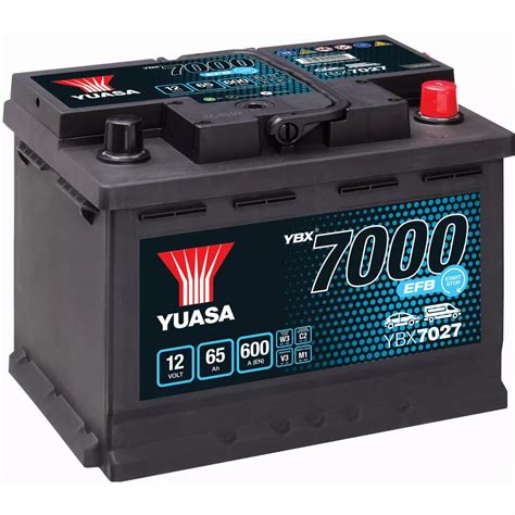 Batterie Yuasa Ybx Start Stop Efb V Ah A Batteries Auto