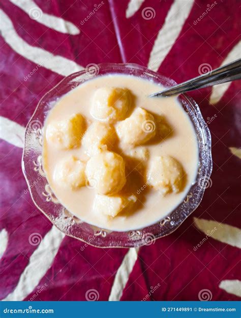 Portrait View Of Delicious Sweet Local Name Is Rosh Malai Or Malai Chop