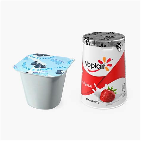 Yogurt Cups Collection 3d Model 34 3ds Obj Max C4d Ma Free3d