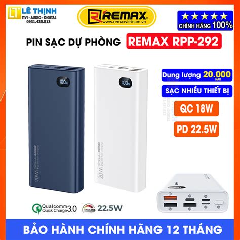 Pin D Ph Ng S C Nhanh Remax Rpp Dung L Ng Mah Qc W V Pd