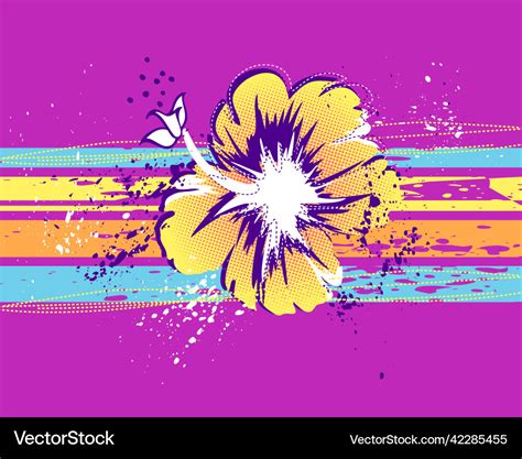 Hawaiian flower Royalty Free Vector Image - VectorStock