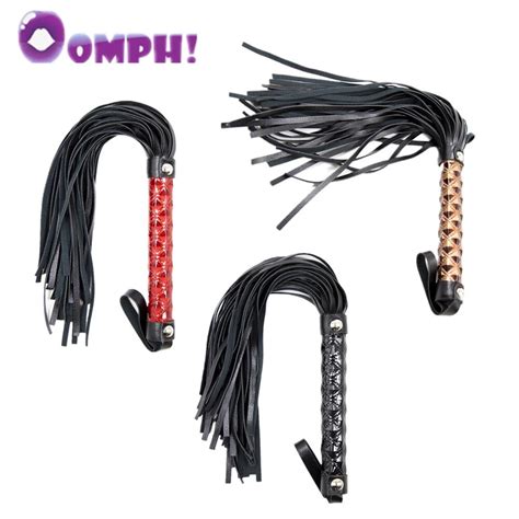 Oomph Hot 1pc PU Leather Riding Crop Whip Sex Adult Toys Product Fun