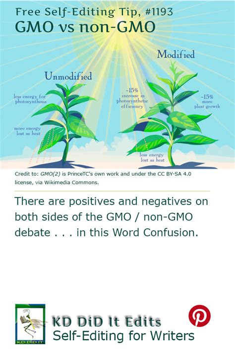 Word Confusion Gmo Vs Non Gmo • Kd Did It