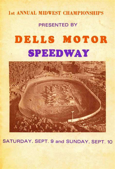 Dells Motor Speedway — Vintage Reproduction Racing Posters