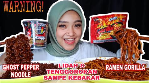 Ghost Pepper Vs Ramen Gorilla Mencari Yang Terpedas Youtube