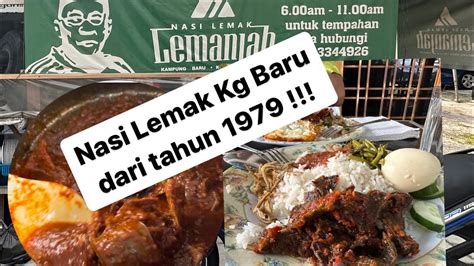 Nasi Lemak Kg Baru Terataktokja Youtube