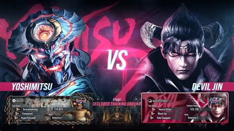 Tekken 8 Ranked Aggressive Devil Jin Vs Yoshimitsu Youtube