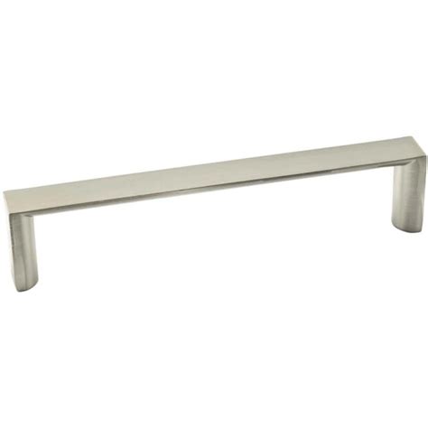 Richelieu 6 5 16 In Brushed Nickel Contemporary Metal Pull By Richelieu