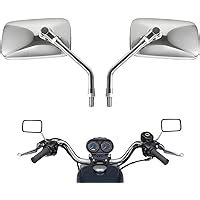 Amazon Mzs Motorcycle Mirrors Chrome Universal Mm Mm Rear View