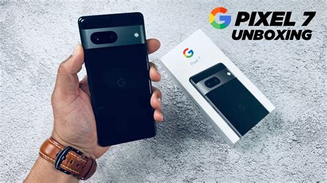 Google Pixel 7 Unboxing Setup And First Look Obsidian Black YouTube