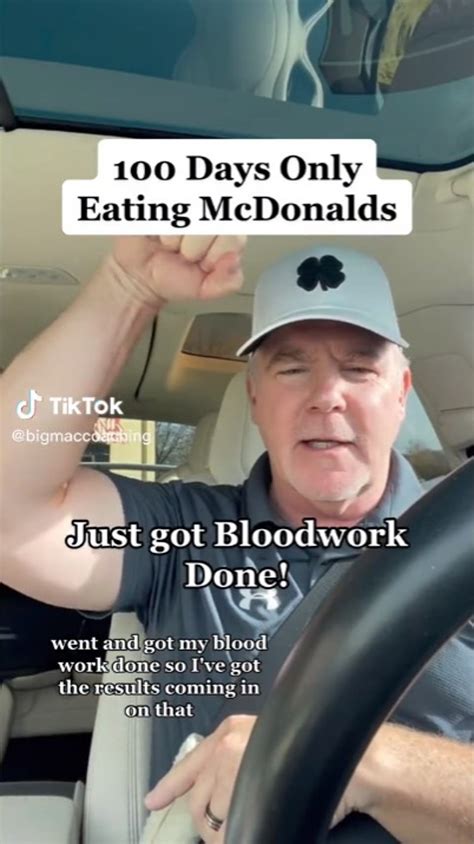 238lb Man Goes Viral For Vowing To Eat Only Mcdonalds To Lose Weight