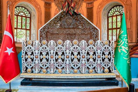 Osman Gazi Tomb, Mausoleum in Bursa, Turkey Stock Image - Image of destination, blue: 132911981