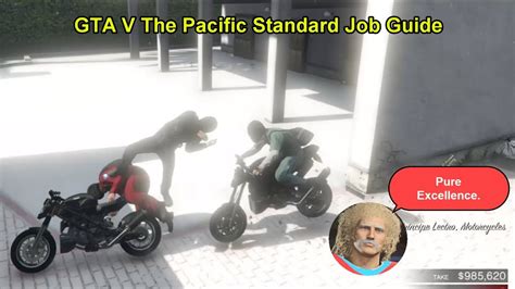 How To Start The Gta V The Pacific Standard Job Smooth Operators