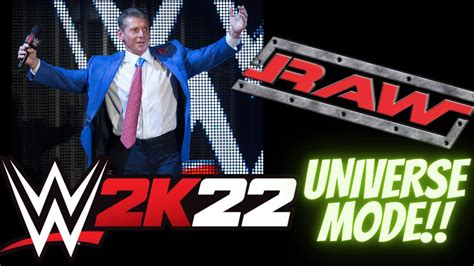 Wwe 2k22 Universe Mode Raw Episode 1 Highlights Youtube