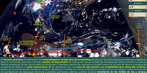 Se Prev N Lluvias Puntuales Muy Fuertes En El Noroeste Occidente Sur