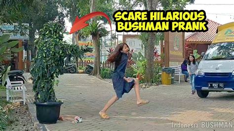 BUSHMAN PRANK INDONESIA Best Reaction Ever YouTube