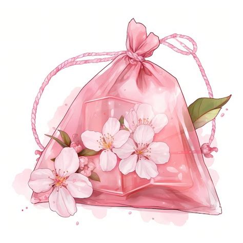 Premium Ai Image Cherry Blossom Bag