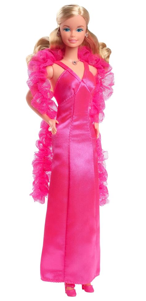 Barbie Signature 1977 Superstar Reproduction Doll In Fabulous Pink Gown