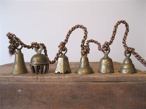 Vintage Brass Bells Of Sarna India