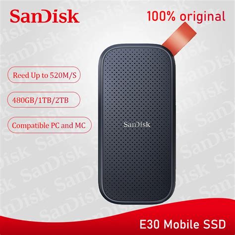 Sandisk Disco Duro Externo Ssd Dispositivo Port Til De Tb Gb