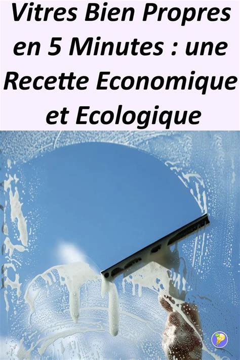 Vitres Bien Propres En 5 Minutes Une Recette Economique Et Ecologique