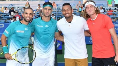 Nick Kyrgios Stefanos Tsitsipas Doubles At Washington Open ATP Tour