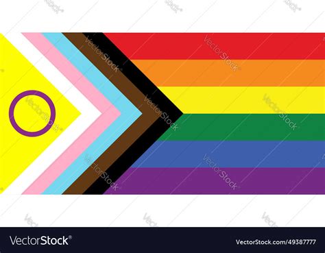 New progress pride flag Royalty Free Vector Image