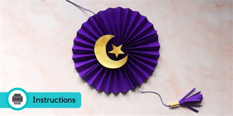 Ramadan Paper Craft Homemade Diy Ramadan Decorations