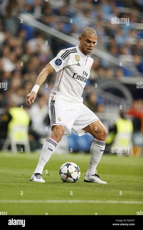 Madrid, Spain. 10th Mar, 2014. Pepe (Real) Football/Soccer : UEFA ...