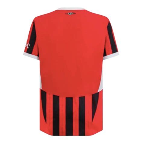 CAMISA AC MILAN 2025 UNIFORME TITULAR JOGADOR DRY CELL