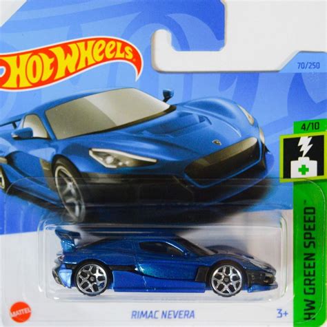 Hot Wheels Rimac Nevera Blue HW Green Speed Perfect Birthday Gift