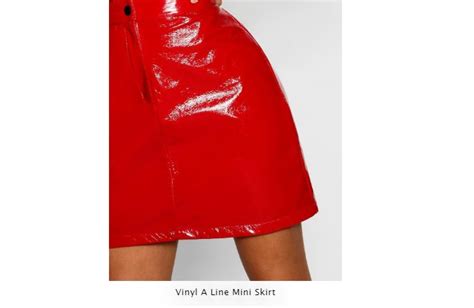 Vinyl A Line Mini Skirt Boohoo Ireland A Line Mini Skirt Mini