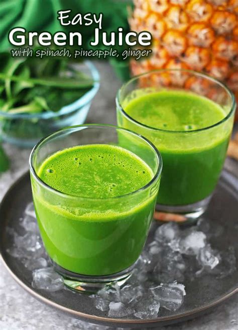 Easy Pineapple Spinach Smoothie Recipe Savory Spin