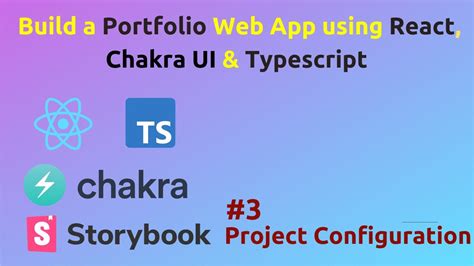 React Configuration Of React App With Chakra Ui And Typescript