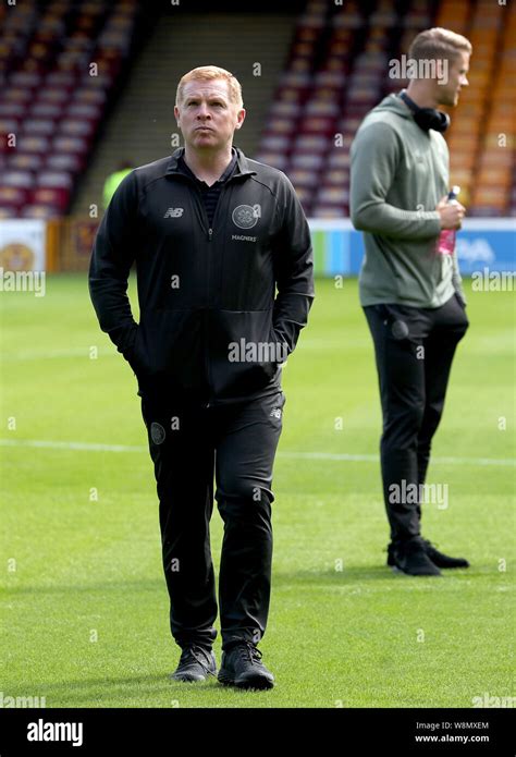 Celtic Manager Neil Lennon Before The Ladbrokes Scottish Premiership