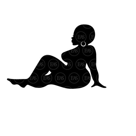 Afro Mudflap Girl Svg Thick Curvy Chubby Chaser Sexy Truck Inspire